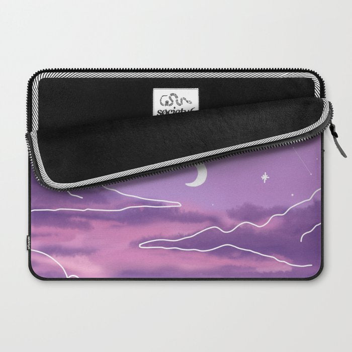 Purple Sunset View Laptop Sleeve Gallery Image 2