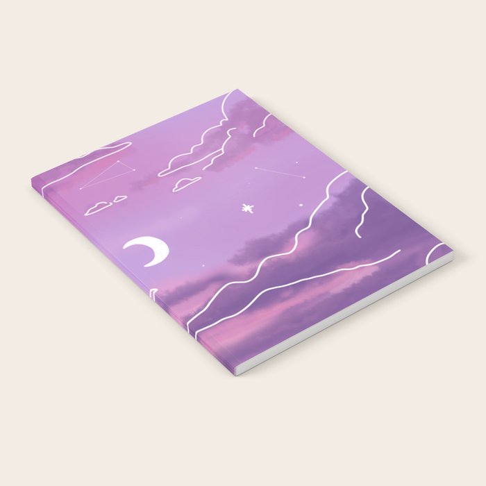 Purple Sunset View Notebook Gallery Image 2