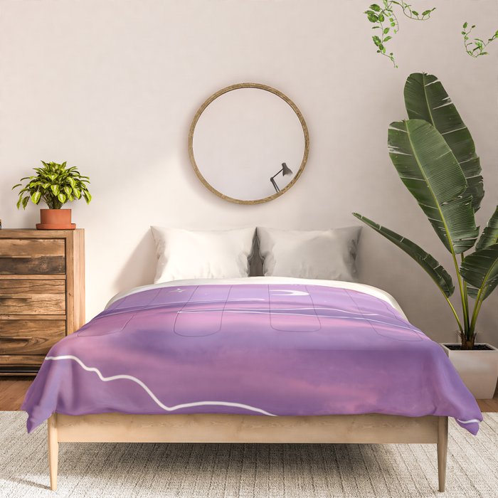 Purple Sunset View Comforter Gallery Image 3
