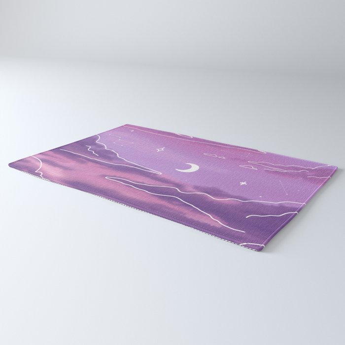 Purple Sunset View Rug Gallery Image 3