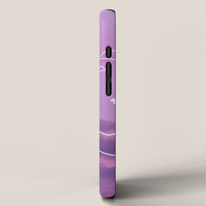 Purple Sunset View iPhone Case Gallery Image 2