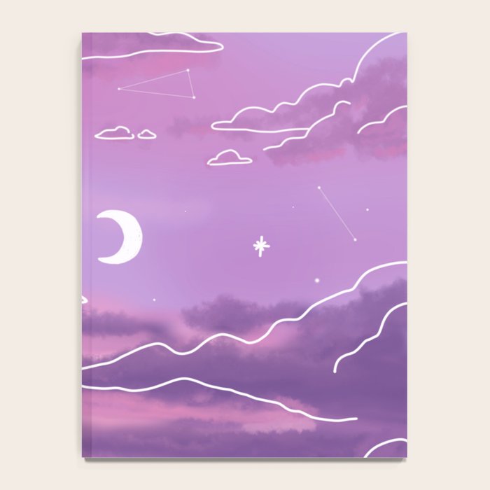 Purple Sunset View Notebook Gallery Image 4