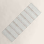 AEGEAN BOLD TICKING STRIPE JUTE Yoga Mat Gallery Image 1