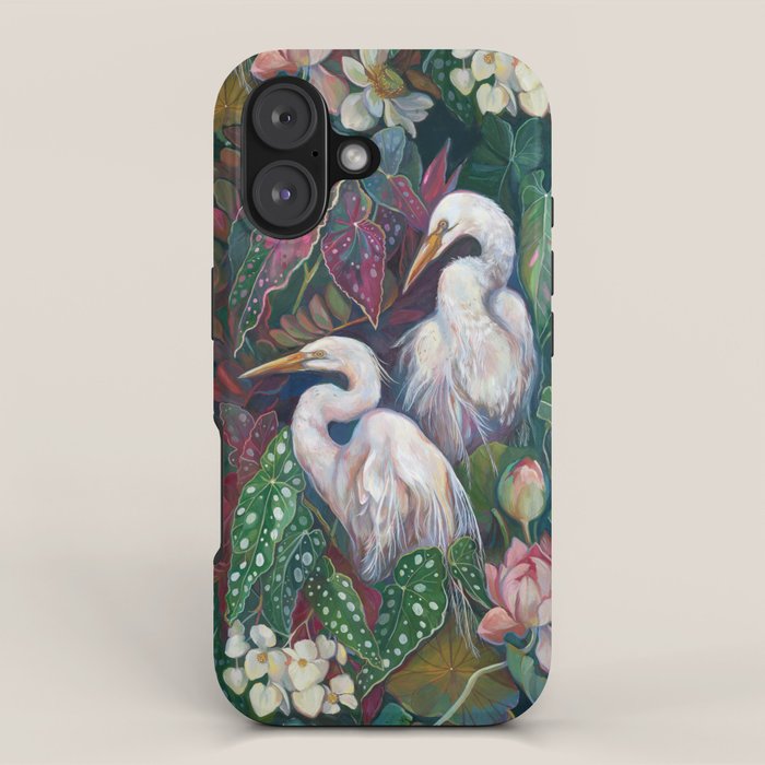 Begonia Egret  iPhone Case Gallery Image 1