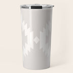 Southwestern Minimalism - Neutral Off White Travel Mug Gallery Image 1