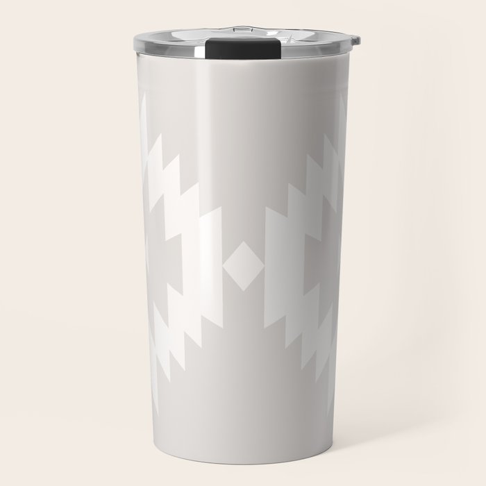Southwestern Minimalism - Neutral Off White Travel Mug Gallery Image 1