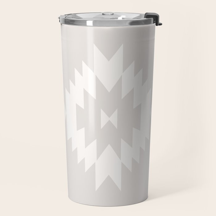 Southwestern Minimalism - Neutral Off White Travel Mug Gallery Image 2