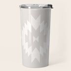 Southwestern Minimalism - Neutral Off White Travel Mug Gallery Image 2