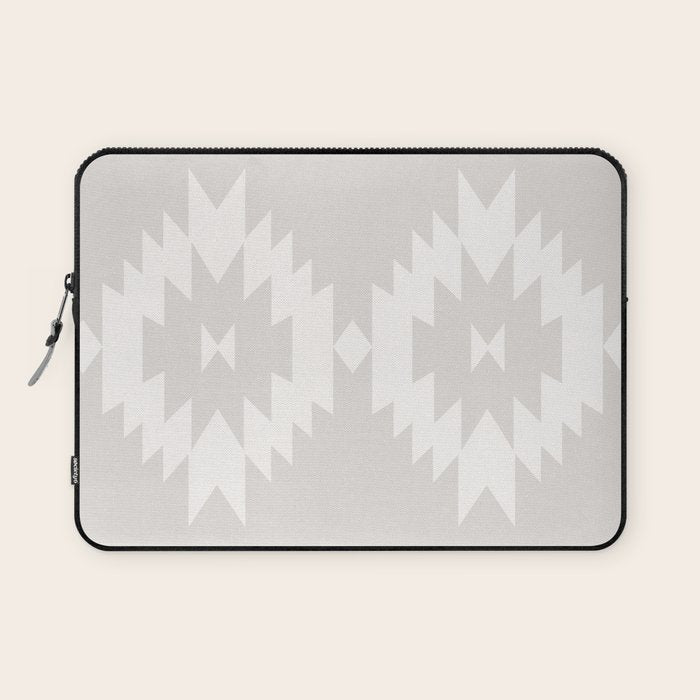 Southwestern Minimalism - Neutral Off White Laptop Sleeve Gallery Image 1