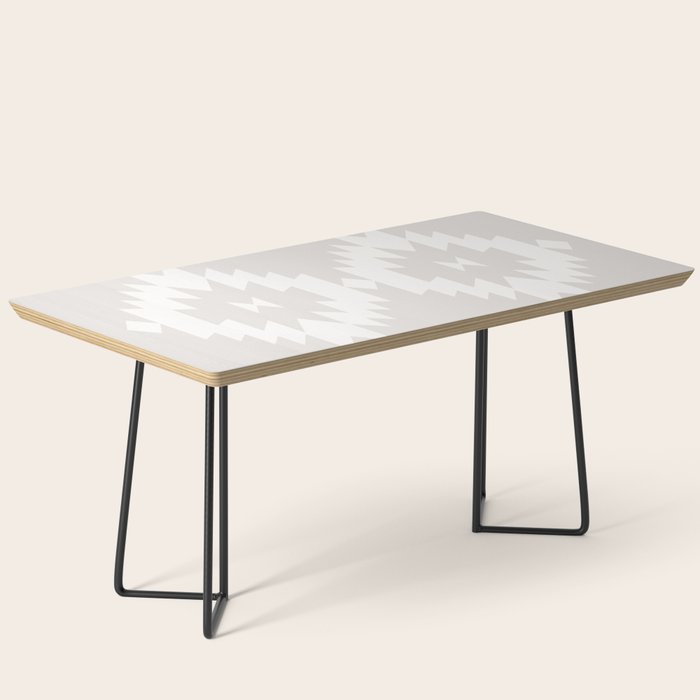 Southwestern Minimalism - Neutral Off White Coffee Table Gallery Image 1