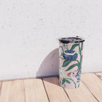 Floral Whimsy on Blush Travel Mug Gallery Image 4