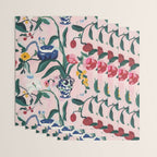 Floral Whimsy on Blush Wrapping Paper Gallery Image 3