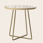 rust on bone mud cloth Side Table Gallery Image 1