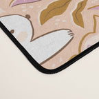 Funny bunny print Desk Mat Gallery Image 4
