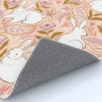 Funny bunny print Rug Gallery Image 4