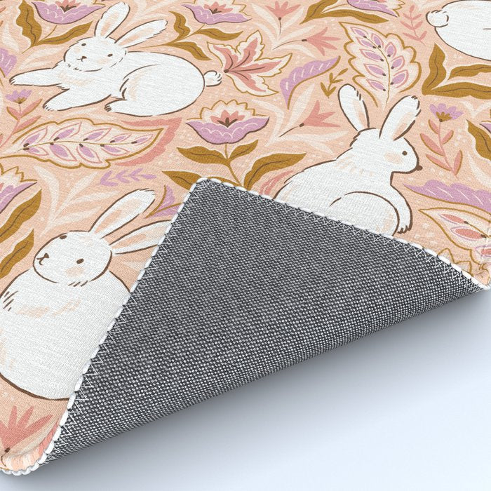 Funny bunny print Rug Gallery Image 4