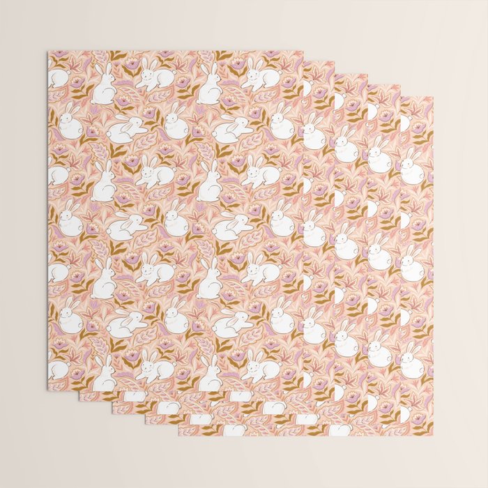 Funny bunny print Wrapping Paper Gallery Image 3