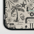 Baja - black and teal Laptop Sleeve Gallery Image 3