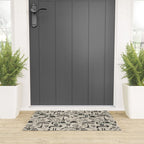 Baja - black and teal Welcome Mat Gallery Image 3