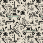 Baja - black and teal Coffee Mug Gallery Image 2