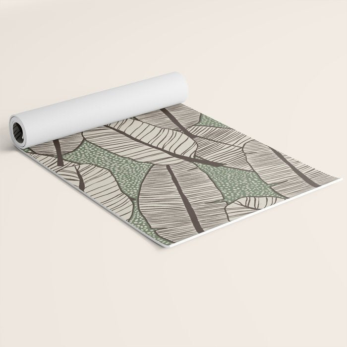 Banana Leaves Yoga Mat Gallery Image 2
