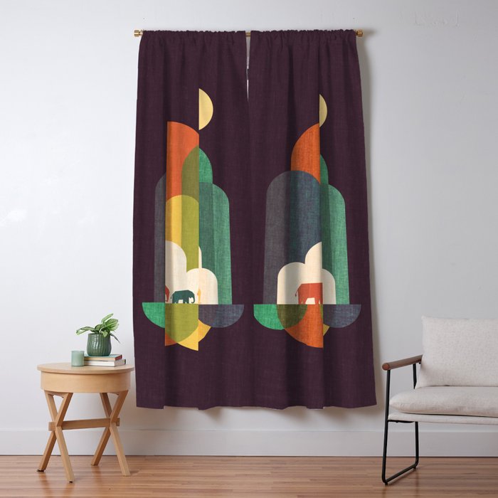 Elephant walk Window Curtain Gallery Image 1