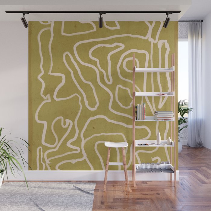 Abstract line art 158 Wall Mural Gallery Image 1