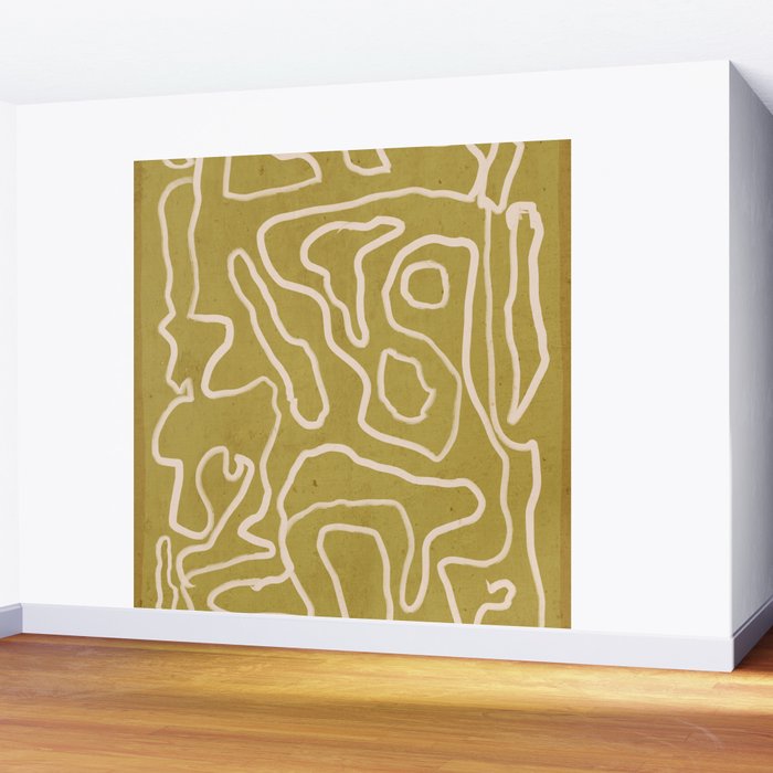 Abstract line art 158 Wall Mural Gallery Image 2