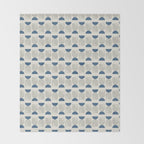 Arch Balance Blue Throw Blanket Gallery Image 2
