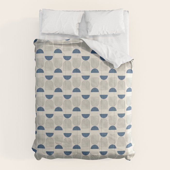 Arch Balance Blue Comforter Gallery Image 6