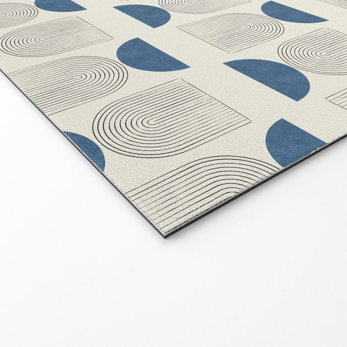 Arch Balance Blue Welcome Mat Gallery Image 2