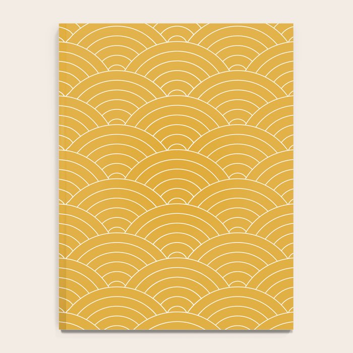Waves (Mustard Yellow) Notebook Gallery Image 4