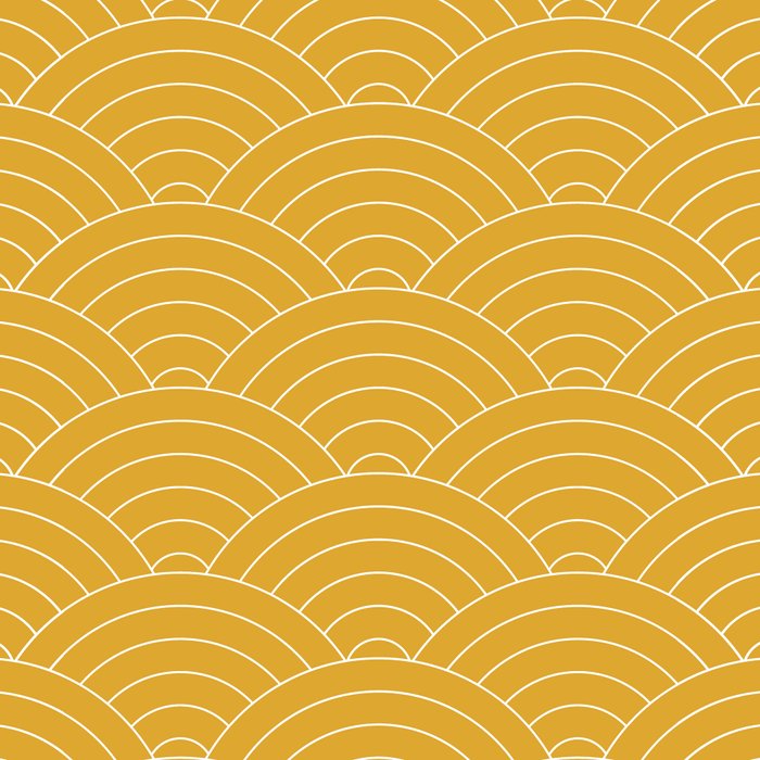 Waves (Mustard Yellow) Coffee Mug Gallery Image 2