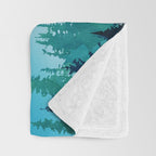 Lake Mist Throw Blanket Gallery Image 3