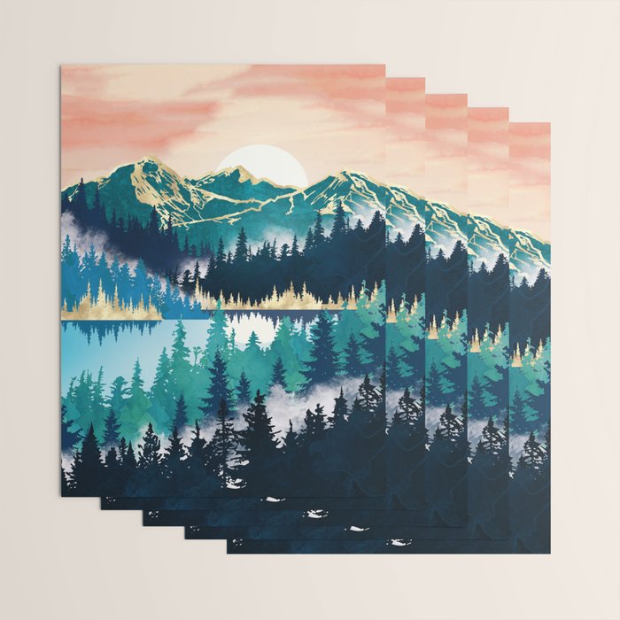 Lake Mist Wrapping Paper Gallery Image 3