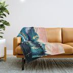 Lake Mist Throw Blanket Gallery Image 1