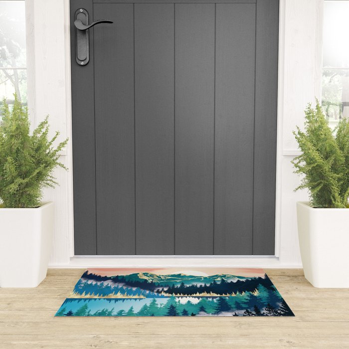 Lake Mist Welcome Mat Gallery Image 3