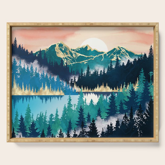 Lake Mist Serving Tray Gallery Image 1