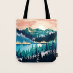 Lake Mist Tote Bag Gallery Image 1