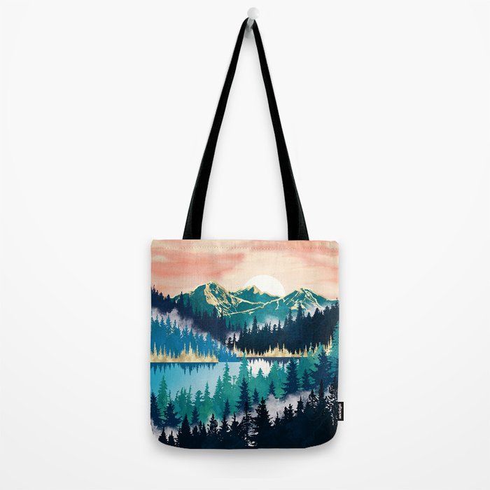 Lake Mist Tote Bag Gallery Image 2
