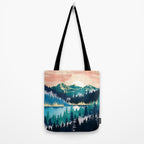 Lake Mist Tote Bag Gallery Image 2