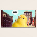 Canary in the City Desk Mat Gallery Image 3