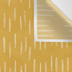 Raindrop Abstract Boho Pattern, Yellow Wall Tapestry Gallery Image 3
