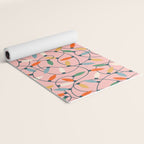 Vintage tangled christmas lights art pattern Yoga Mat Gallery Image 2