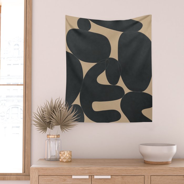 Modern Abstract Art 29 Wall Tapestry Gallery Image 2