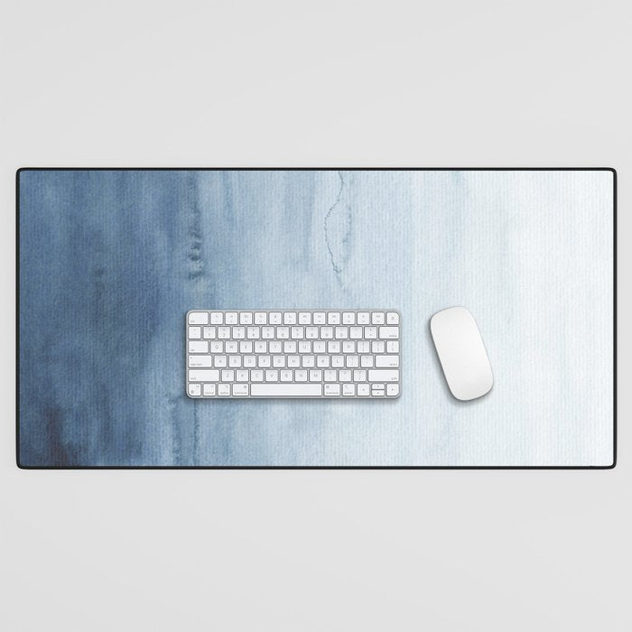 Indigo Abstract Painting | No. 4 Desk Mat Gallery Image 1