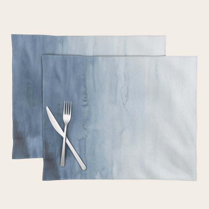 Indigo Abstract Painting | No. 4 Placemat Gallery Image 1