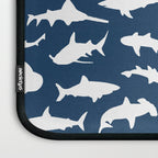 Sharks on Regal Blue Laptop Sleeve Gallery Image 3