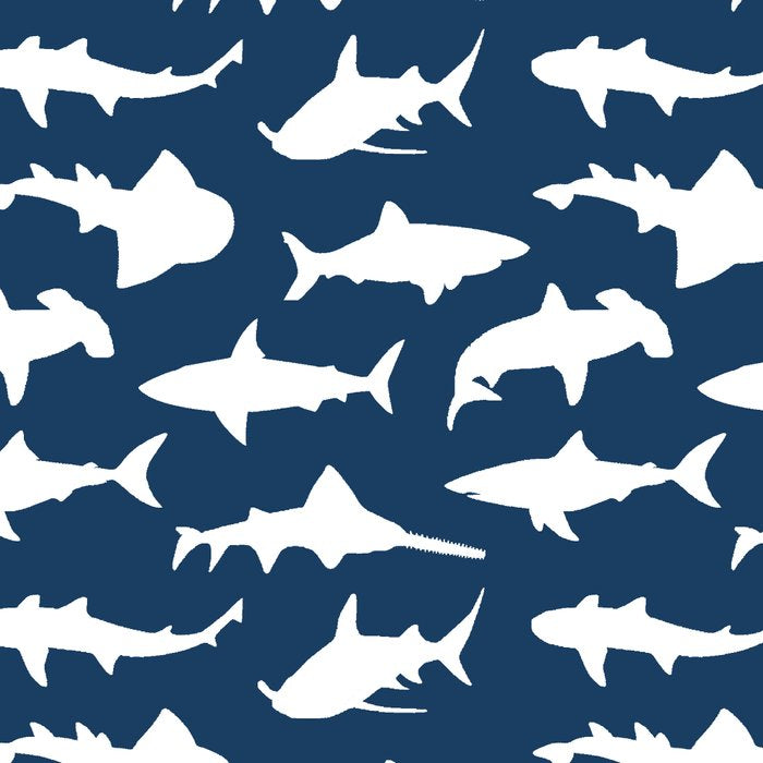 Sharks on Regal Blue Coffee Mug Gallery Image 2