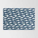 Sharks on Regal Blue Rug Gallery Image 2